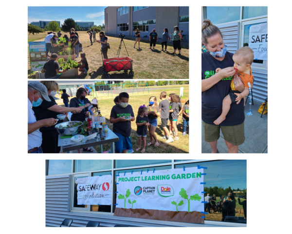 Pictures from the Captain Planet Foundation Learning Garden at Quatama Elementary event