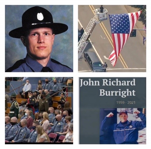 OSP Sgt. John Burright memorial photos