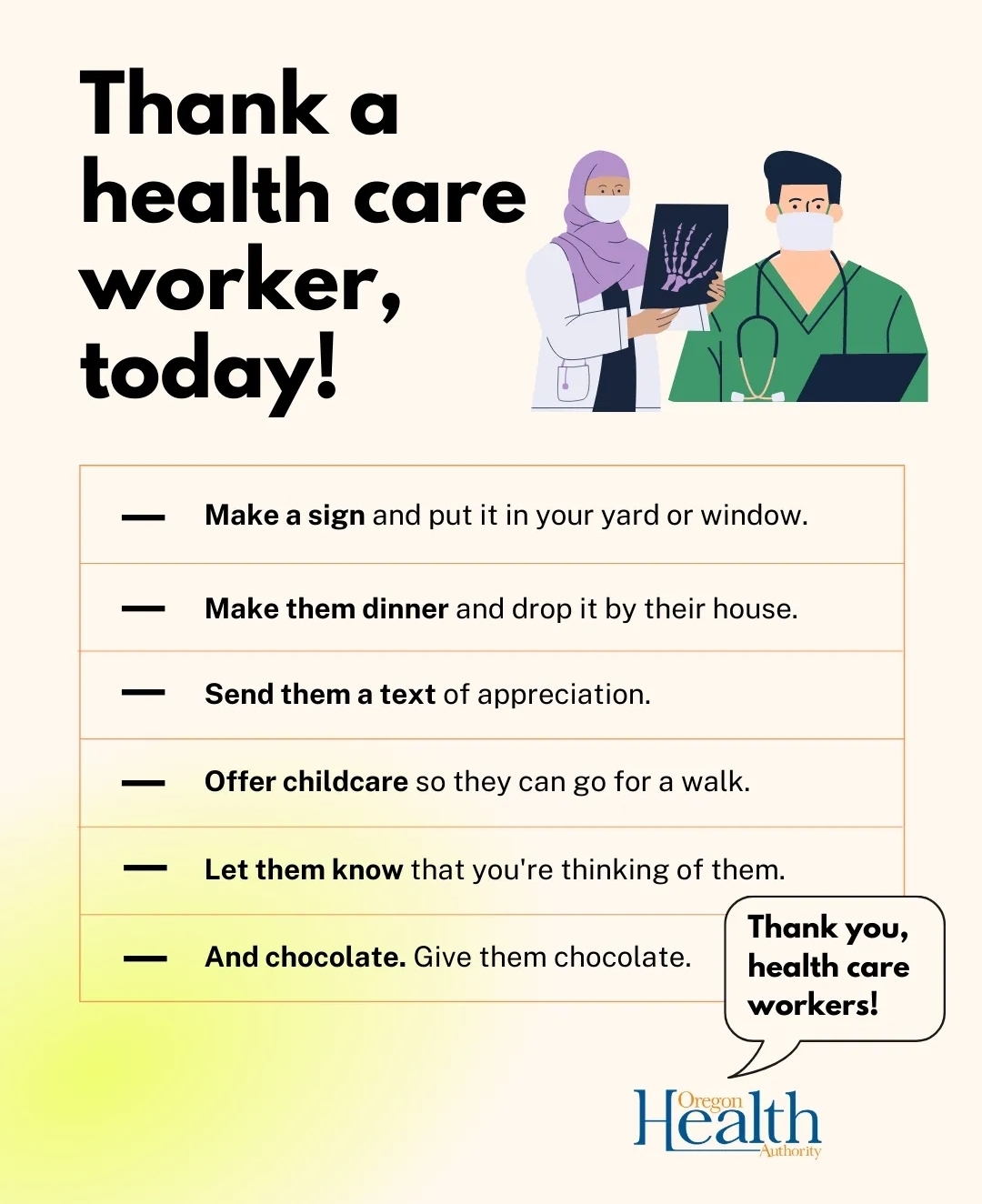 Thank a Healthcare Worker
