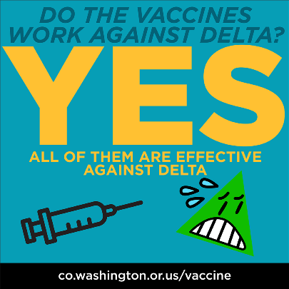 Vaccines work against delta variant 
