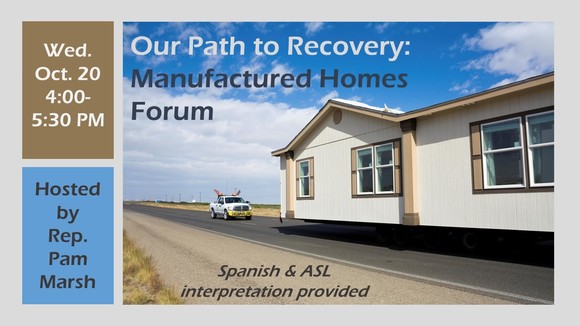 Oct 20 Manufactured Homes Forum graphic