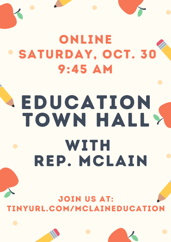 McLain Education Town Hall Flyer 