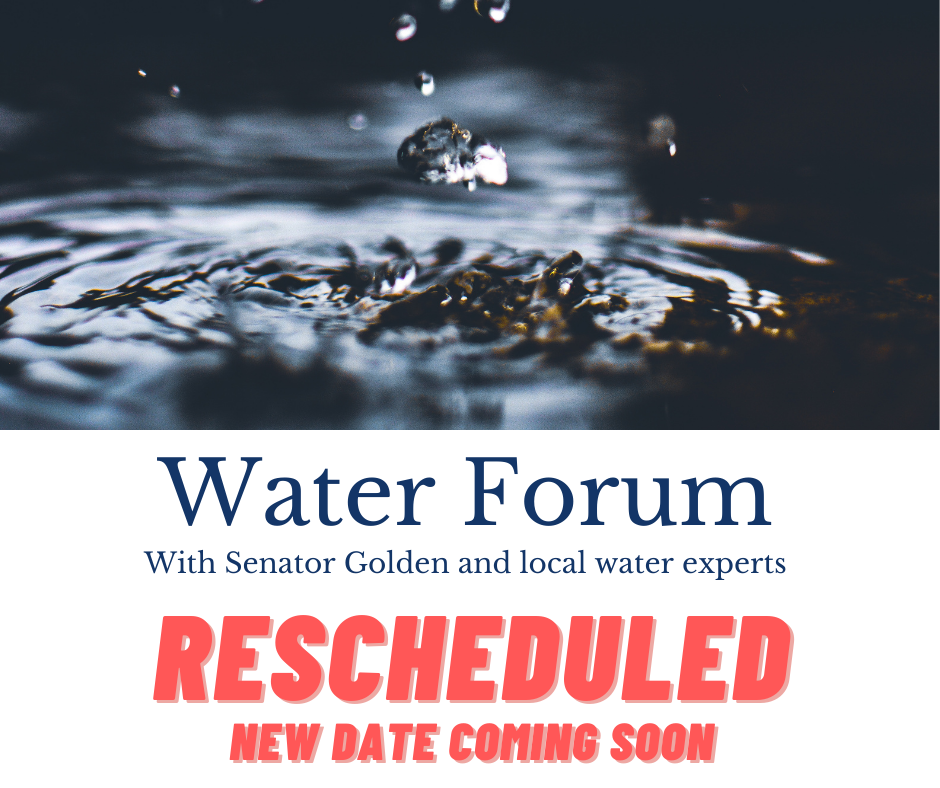 Water forum rescheduled 