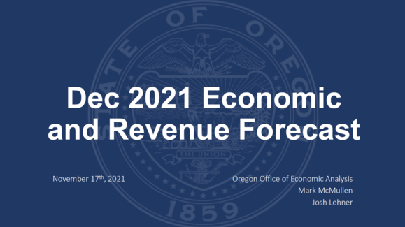 December 2021 Economic and Revenue Forecast Graphics
