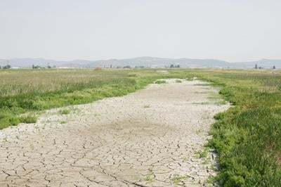 Dried river bed