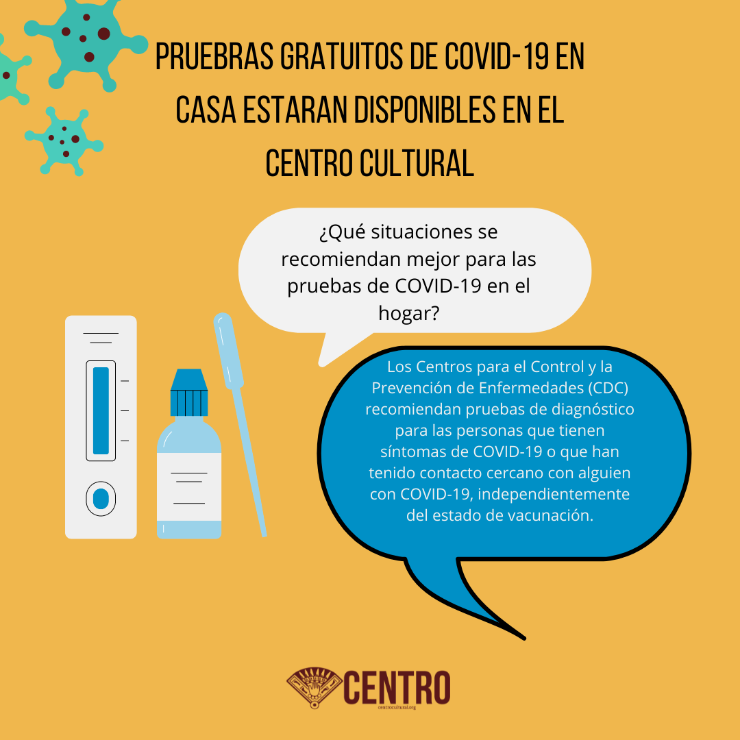 Free COVID tests thru Centro Cultural 