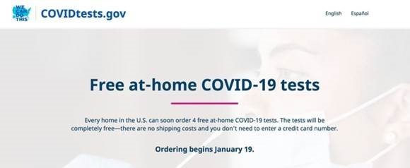 Free At-Home COVID Tests