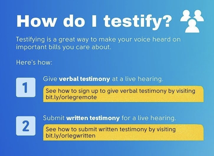 How to testify 