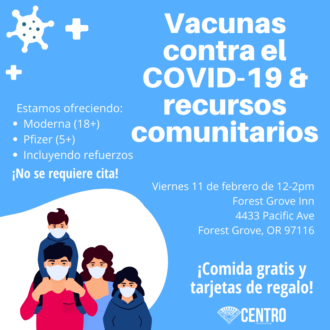 Centro Vaccine Event - in Spanish 