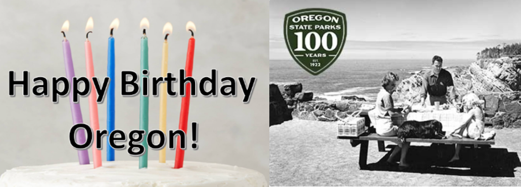 Happy Birthday Oregon - Happy 100 Years of State Parks Images