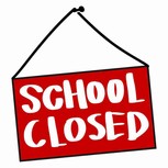 no school sign, break day on March 4th