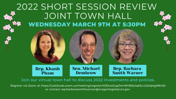 Short Session Joint Town Hall Poster