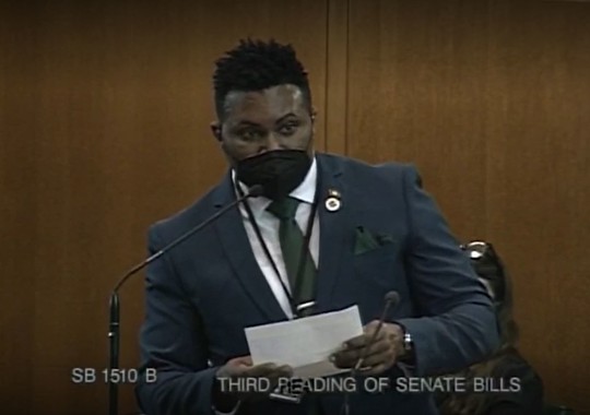 Video of Rep Nelson speaking in support of SB 1510