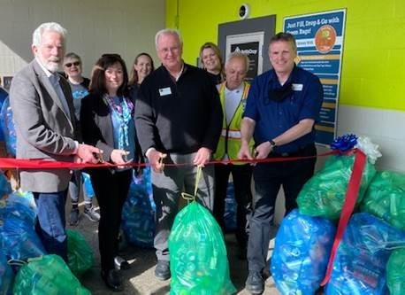 North Lincoln County Bottle Drop Ribbon Cutting