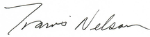 Signature of Representative Travis Nelson