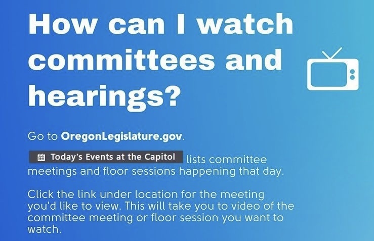 Where to watch committee hearings 