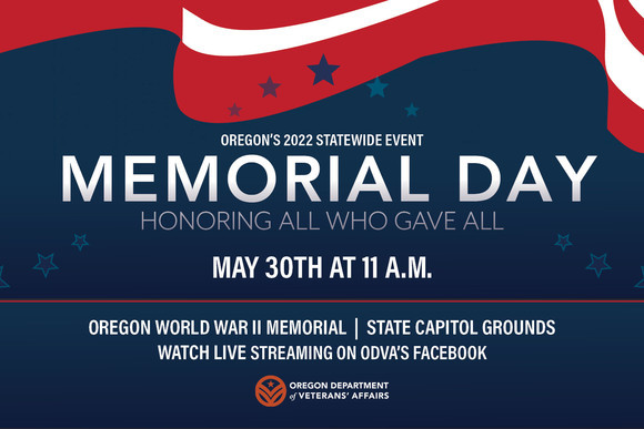 Memorial Day event flyer 