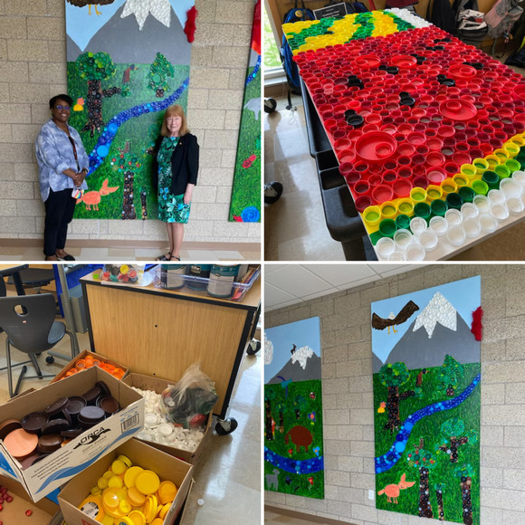 School Art Projects and Mosaics 