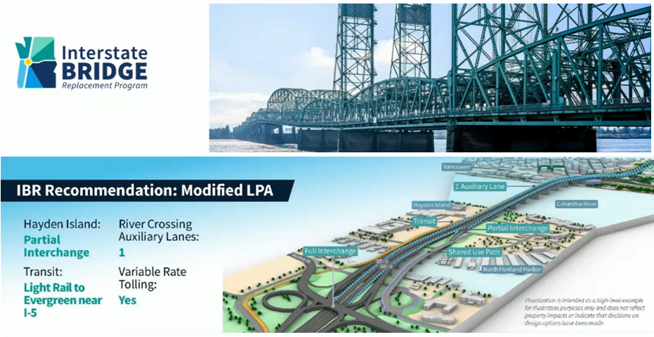 Interstate Bridge Replacement Graphics