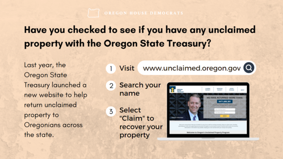 Unclaimed Property with Treasury Flyer 