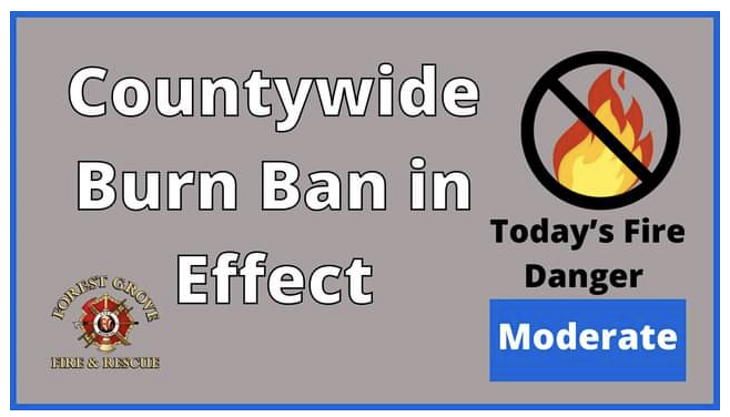 Burn Ban in Effect 