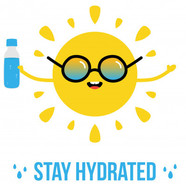 Stay hydrated 