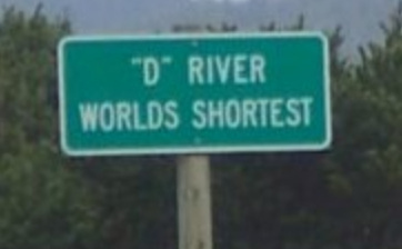 D River Sign
