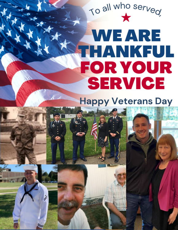 Veterans Thank you!