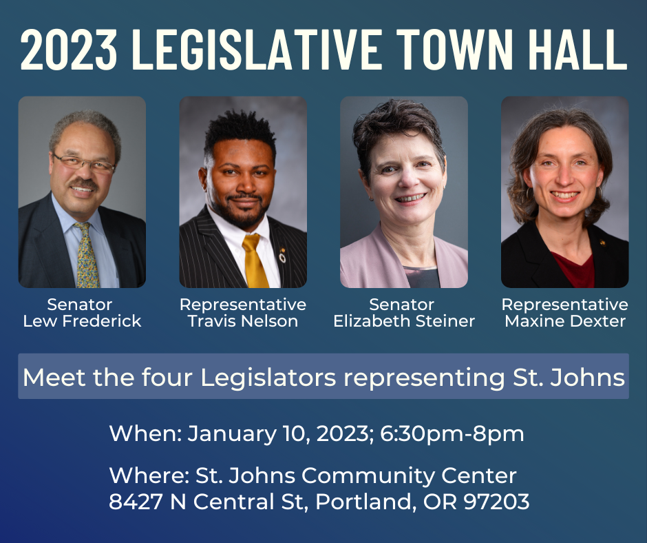 Invite to town hall January 10, 2023