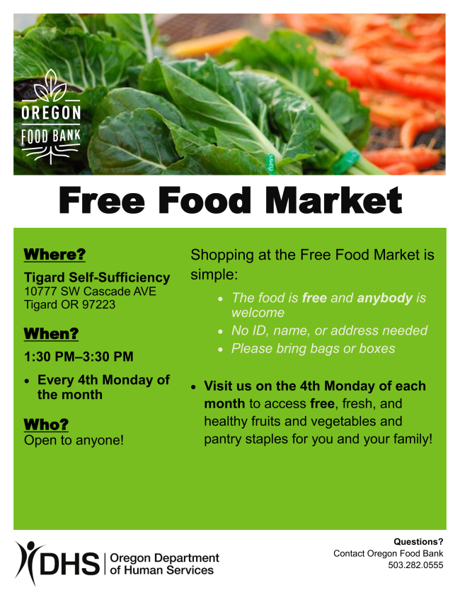free food market flyer