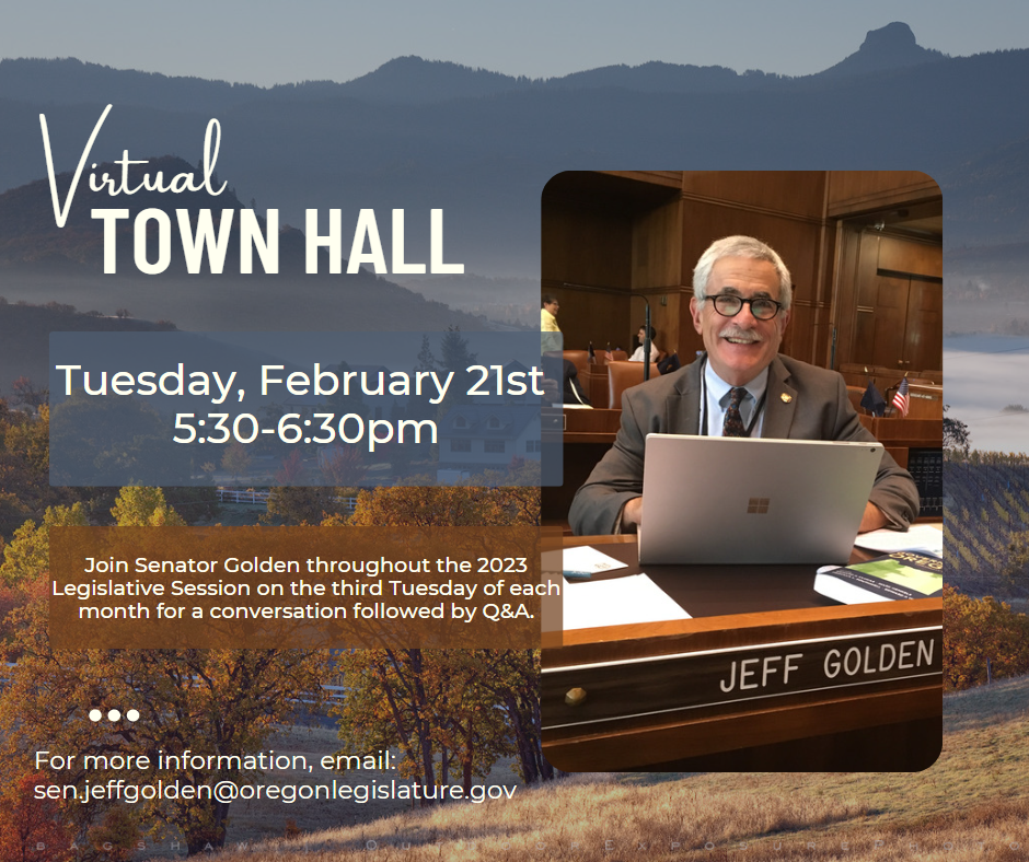 February virtual town hall announcement