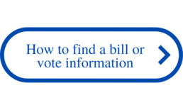 How to find a bill or vote information