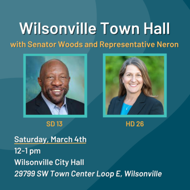 Wilsonville Town Hall Graphic