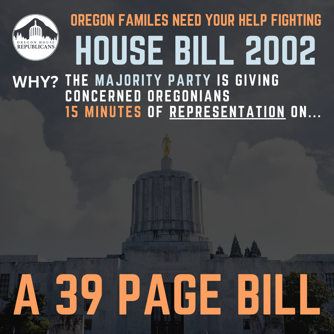 Bad Bill Alert! House Bill 2002