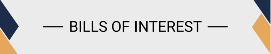 bills of interest