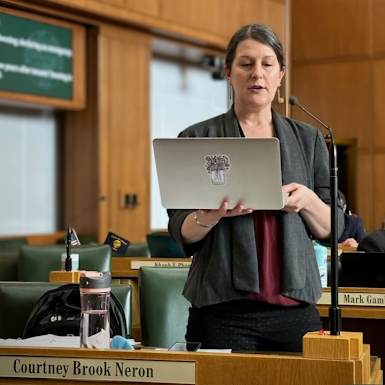 Rep Neron giving a floor speech