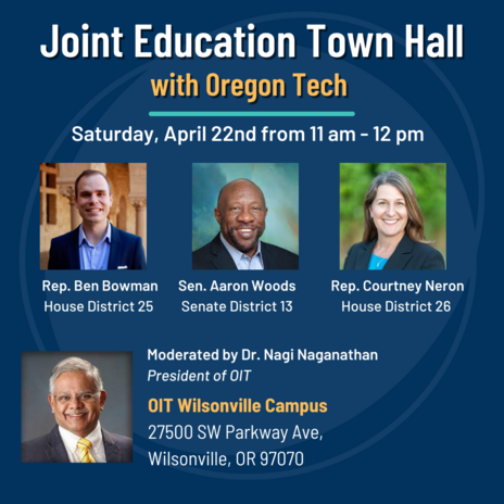 Joint Education Town Hall with Oregon Tech 