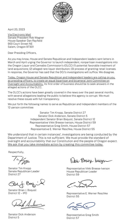 OLCC LETTER