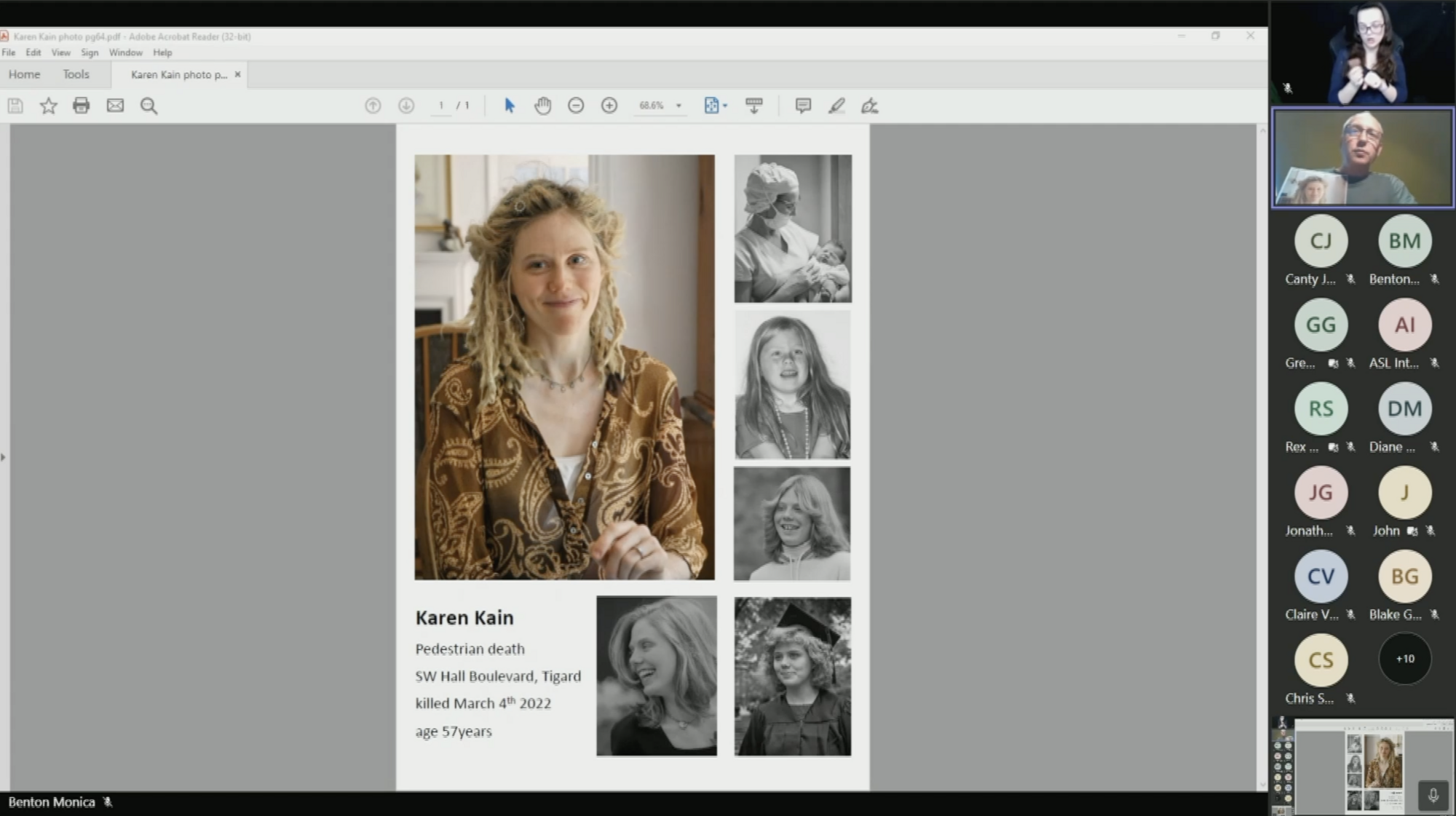 null Dr. Harkin's Testimony