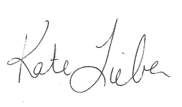 Sen. Kate Lieber Signature