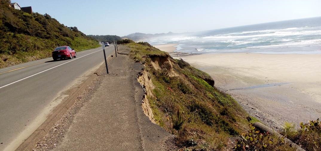 Highway 101 at Beverly Beach