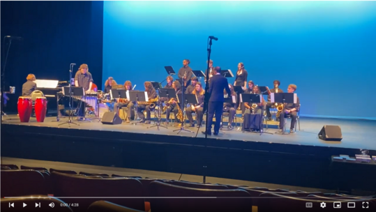 Click to go to youtube video of the Roosevelt hishschool jazz band 