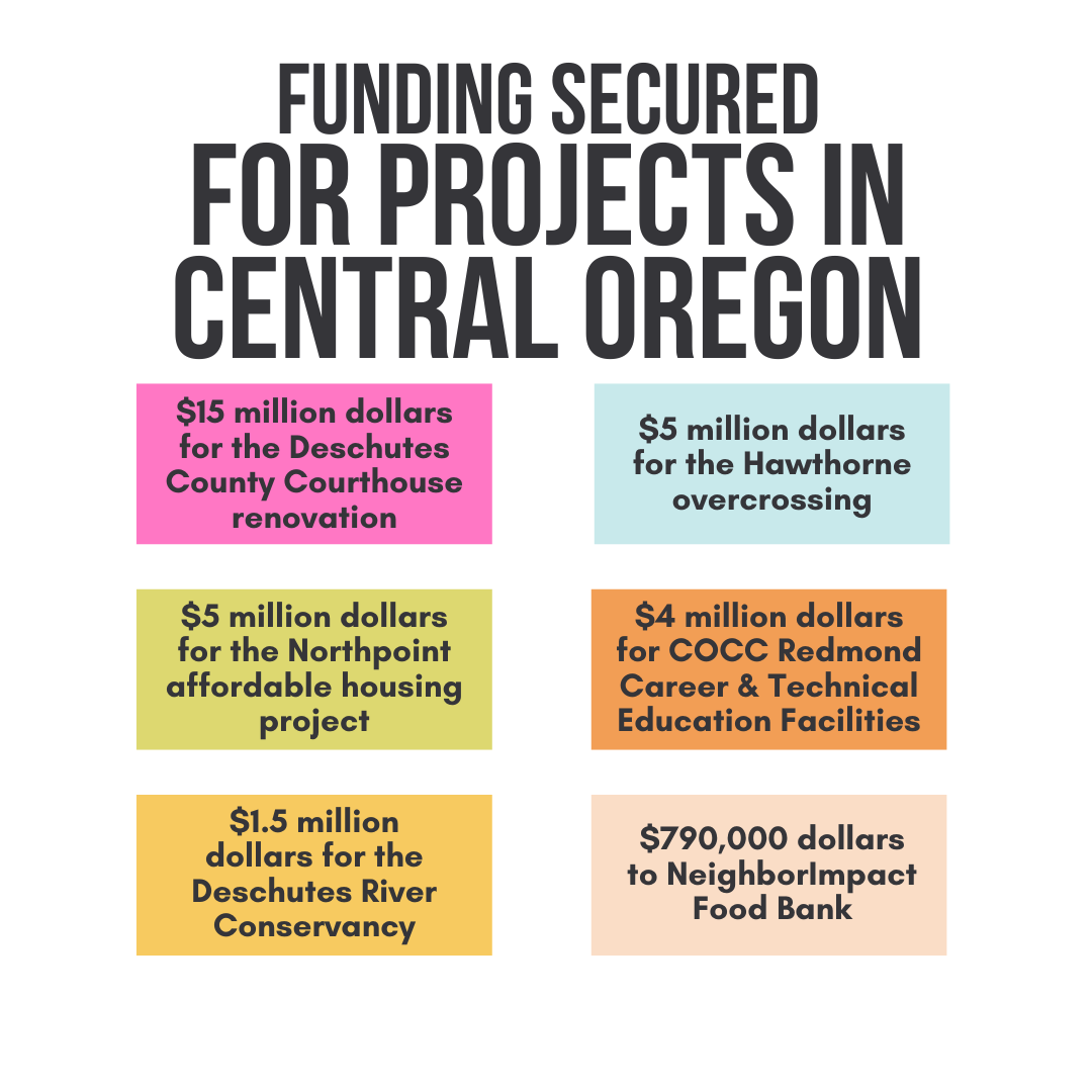 Central Oregon Funding Take Homes