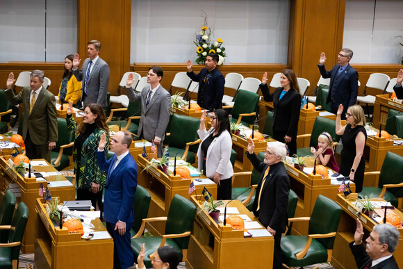 Signing in ceremony in the House of Representatives