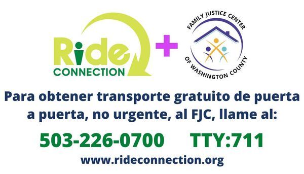 Ride Connection Flyer Spanish 