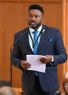 representative Nelson speaking on the house floor