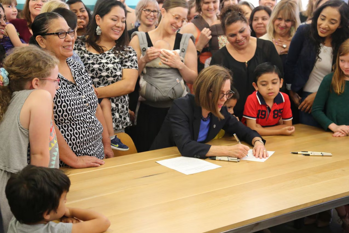 Governor Brown signs Paid Family Leave Law
