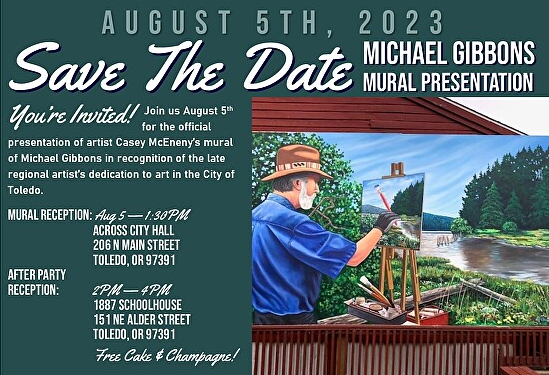 Save the Date - Michael Gibbons Mural Presentation
