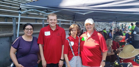 Rep. Chaichi with participants of the Special Olympics tournament