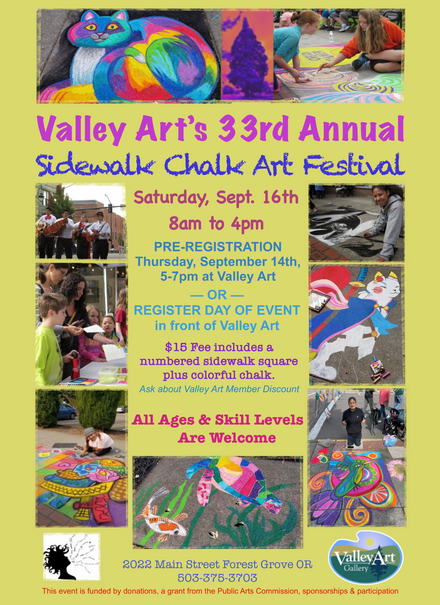 Chalk Art Festival Flyer 
